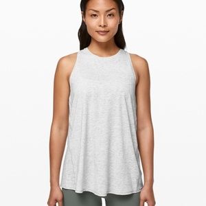 Lululemon All Tied Up Tank - Oatmeal Heather -Sz 6